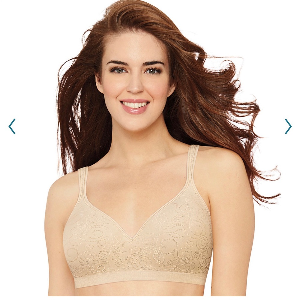 Bali XL Comfort Conv Straps Wirefree Bra Nude 3643
